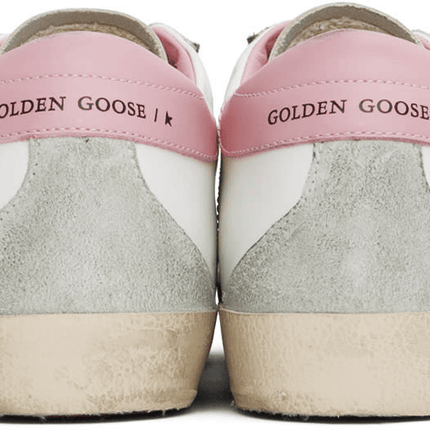 Men's SSENSE Exclusive White Super-Star Sneakers In White Ice Light Pink