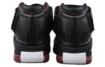 Men's Zoom LeBron 2 Black Crimson Shoes