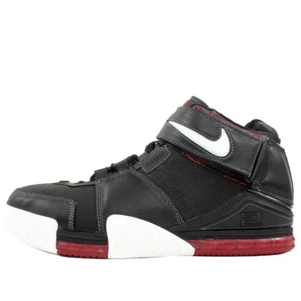 Men's Zoom LeBron 2 Black Crimson Shoes