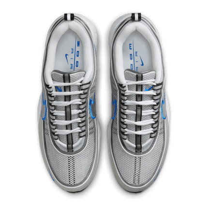 Men's Nike Air Zoom Spirion SP Metallic Silver and Signal Blue Shoes