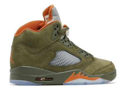 Men's Air Jordan 5 Retro Olive Shoes
