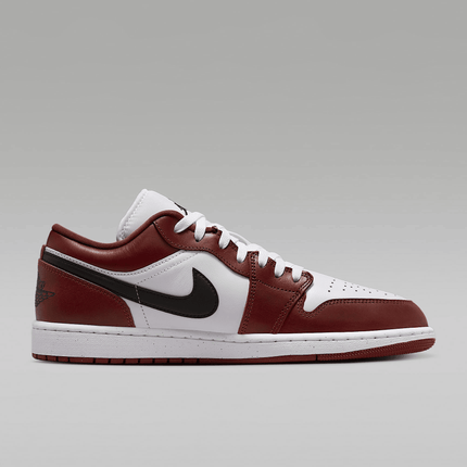 Men's Air Jordan 1 Low SE White Dark Pony Shoes