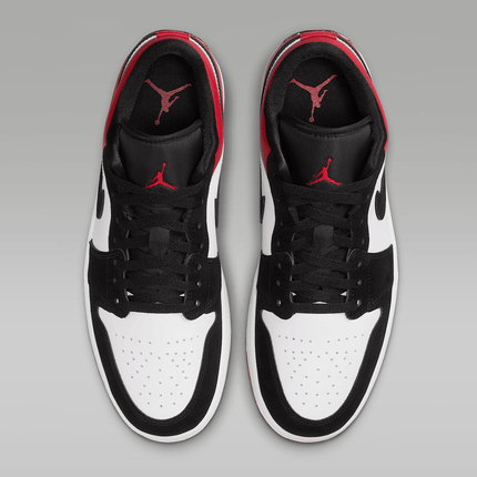 Men's Air Jordan 1 Low SE White Varsity Red Shoes