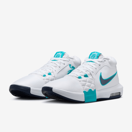 Men's Nike LeBron Witness 8 White Shoes