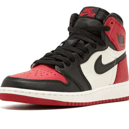 Men's Air Jordan 1 High Bred Toe Shoes