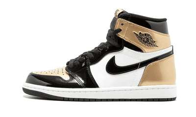 Men's Air Jordan 1 High Gold Toe Shoes