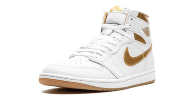 Men's Air Jordan 1 High Metallic Gold Shoes