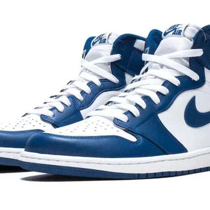 Men's Air Jordan 1 High Storm Blue Shoes