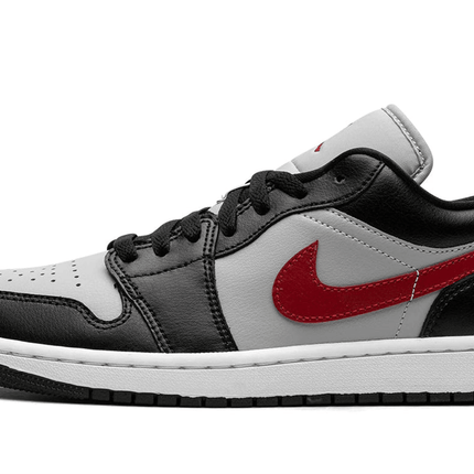 Men's Air Jordan 1 Low Black Grey Red Shoes