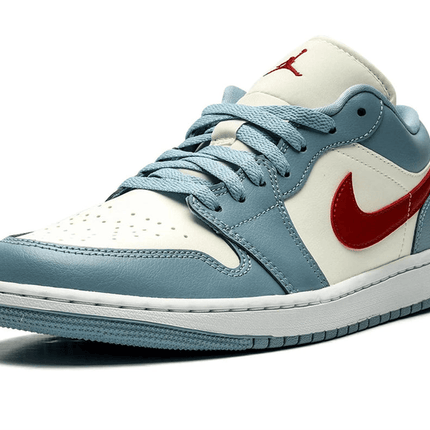 Men's Air Jordan 1 Low Blue Whisper Shoes
