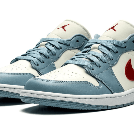Men's Air Jordan 1 Low Blue Whisper Shoes