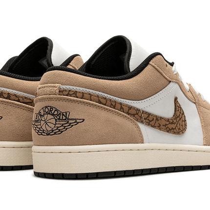 Men's Air Jordan 1 Low Brown Elephant Shoes