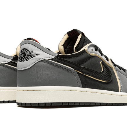 Men's Air Jordan 1 Low Dark Smoke Grey Shoes