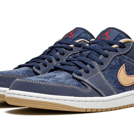 Men's Air Jordan 1 Low Denim Shoes