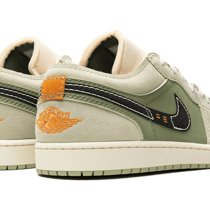 Men's Air Jordan 1 Low SKY J LIGHT OLIVE Shoes