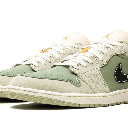 Men's Air Jordan 1 Low SKY J LIGHT OLIVE Shoes