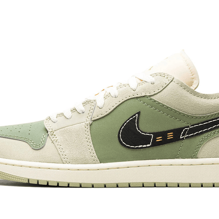 Men's Air Jordan 1 Low SKY J LIGHT OLIVE Shoes