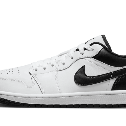 Men's Air Jordan 1 Low White Black Shoes