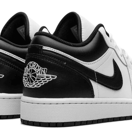 Men's Air Jordan 1 Low White Black Shoes