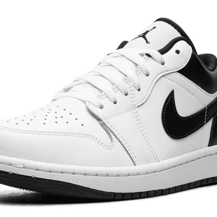 Men's Air Jordan 1 Low White Black Shoes