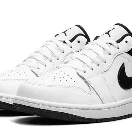 Men's Air Jordan 1 Low White Black Shoes