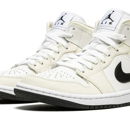 Men's Air Jordan 1 Mid Coconut Milk Shoes