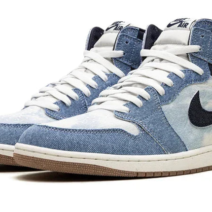 Men's Air Jordan 1 Mid Denim Shoes