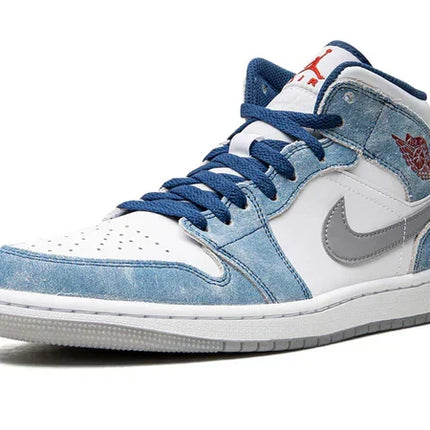 Men's Air Jordan 1 Mid French Blue Shoes
