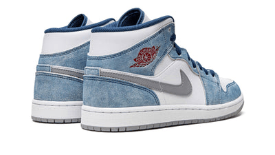Men's Air Jordan 1 Mid Gold Pendants Shoes
