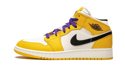 Men's Air Jordan 1 Mid Lakers Shoes