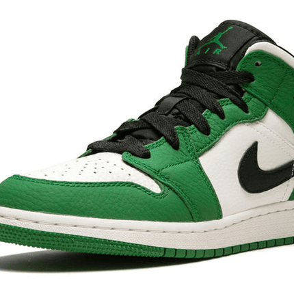 Men's Air Jordan 1 Mid Lucky Green Shoes