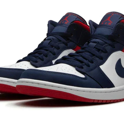Men's Air Jordan 1 Mid Olympic - USA Shoes