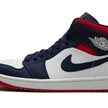 Men's Air Jordan 1 Mid Olympic - USA Shoes