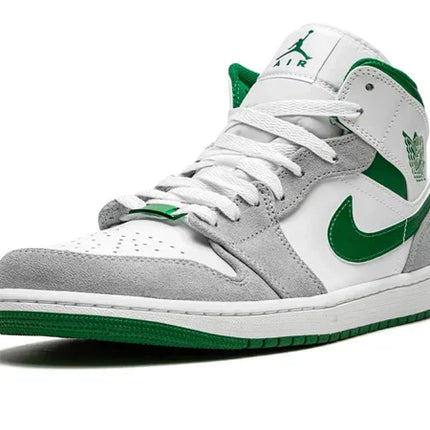 Men's Air Jordan 1 Mid Pine Green Shoes