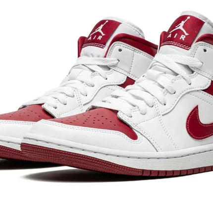 Men's Air Jordan 1 Mid Reverse Chicago Shoes