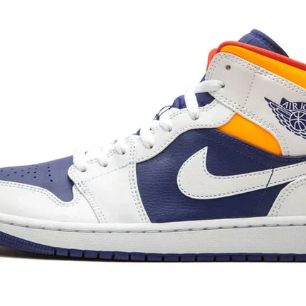 Men's Air Jordan 1 Mid Royal Blue Shoes