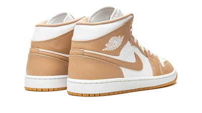 Men's Air Jordan 1 Mid Tan Gum Shoes