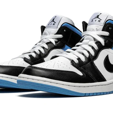 Men's Air Jordan 1 Mid University Blue Shoes