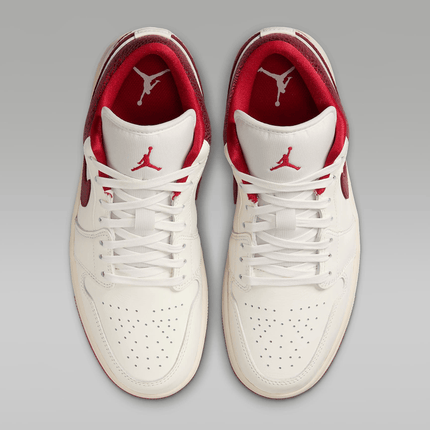 Men's Air Jordan 1 Low SE Team Red Shoes