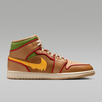 Men's Air Jordan 1 Mid SE Sesame Shoes
