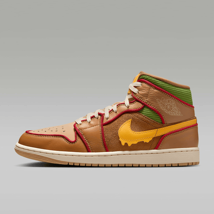 Men's Air Jordan 1 Mid SE Sesame Shoes