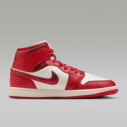 Men's Air Jordan 1 Mid SE Team Red Shoes