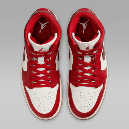 Men's Air Jordan 1 Mid SE Team Red Shoes