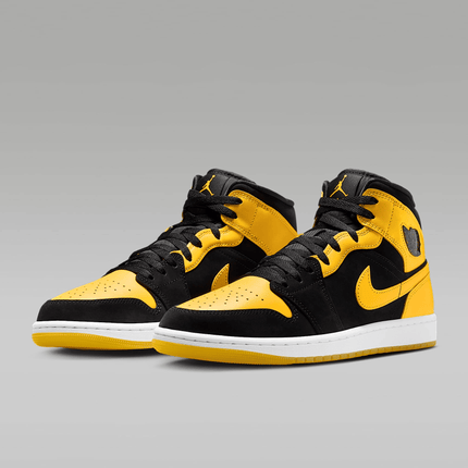 Men's Air Jordan 1 Mid SE Varsity Maize Shoes