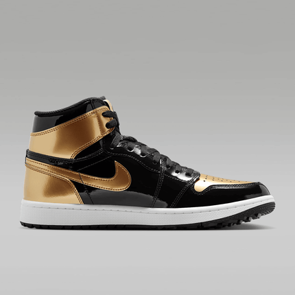 Men's Air Jordan 1 Retro High Metallic Gold Shoes