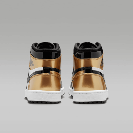 Men's Air Jordan 1 Retro High Metallic Gold Shoes