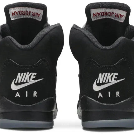 Men's Air Jordan 5 Black Metallic Shoes
