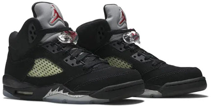 Men's Air Jordan 5 Black Metallic Shoes