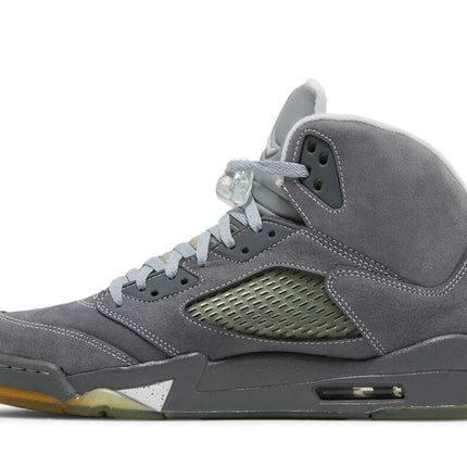 Men's Air Jordan 5 Wolf Grey Shoes