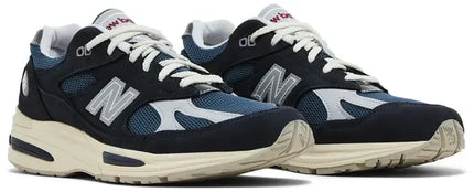 Men's New Balance 991v2 'Vintage Sport Pack - Navy' Shoes